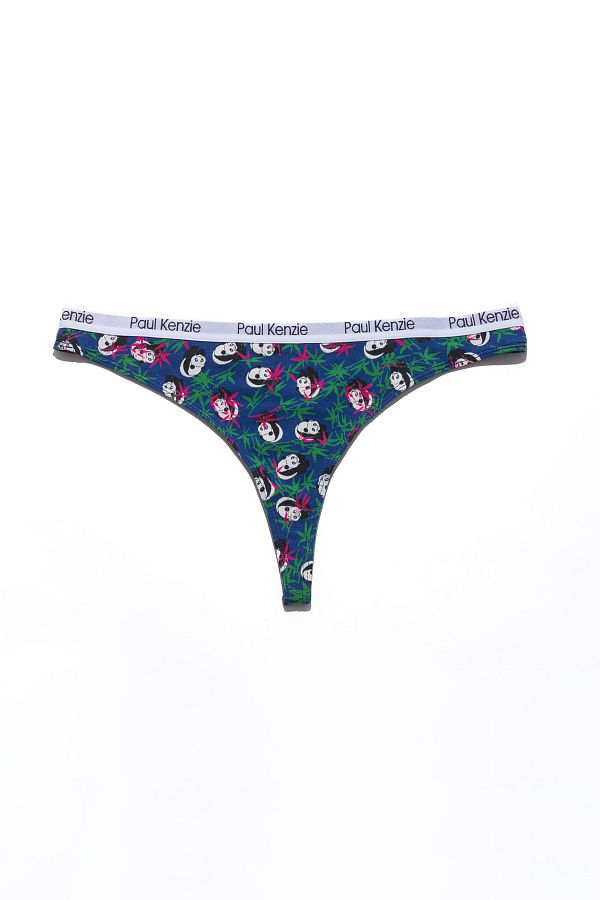 Paul Kenzie-Unique Effect Patterned Women's String Panties - Panda 1