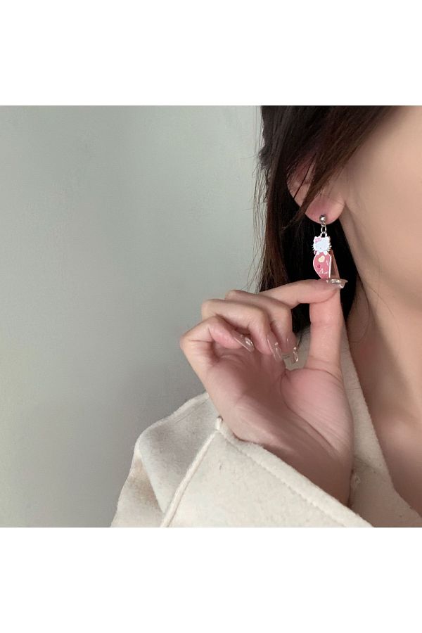 Y MODA Hello Kitty Best Friends Bff Hook Pair Earrings Trendyol