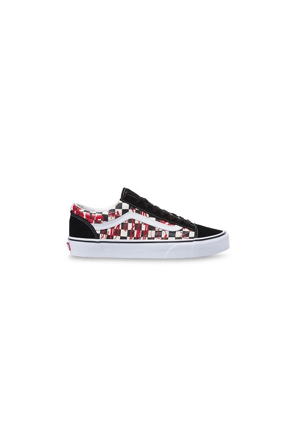 Vans Style 36 Crew Checkerboard Black white red D Check Old Skool Men s Sizes Trendyol