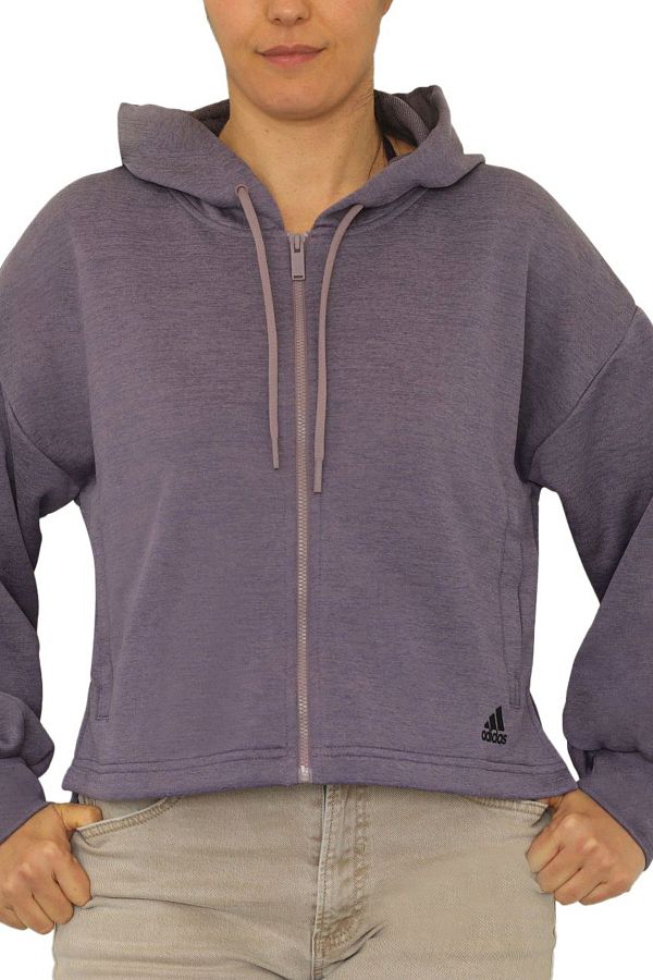 adidas Sweatshirt Lila Regular Fit Trendyol