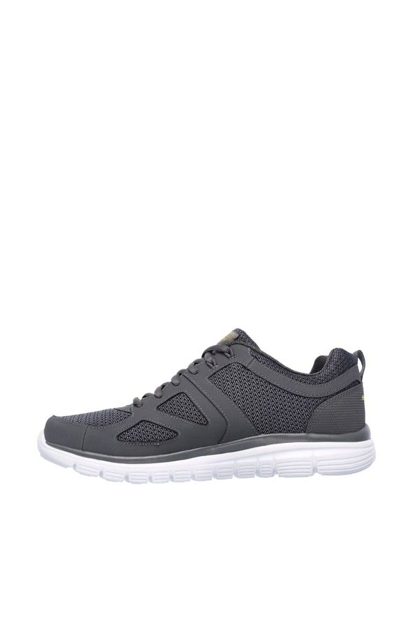 Skechers LITE WEIGHT QTR OVERLAY W TWO Men s Gray Sports Shoes Trendyol