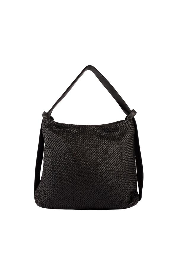 Na Kd Geflochtene Tasche Schwarz Umhängetasche Geflochtene Tasche