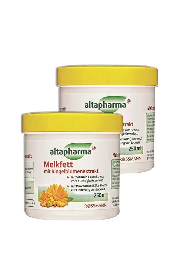 Altapharma-Calendula Flower Patterned Intensive Care Cream - 250 Ml, 2 Pieces 1