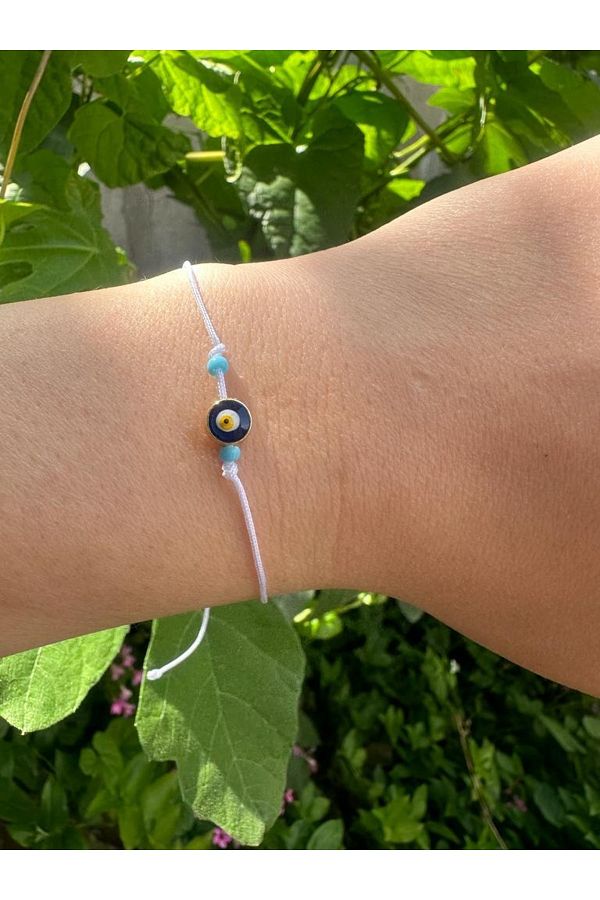 SYBELLE KOZMETİK-Elevator Macrame Evil Eye Themed Bracelet 1