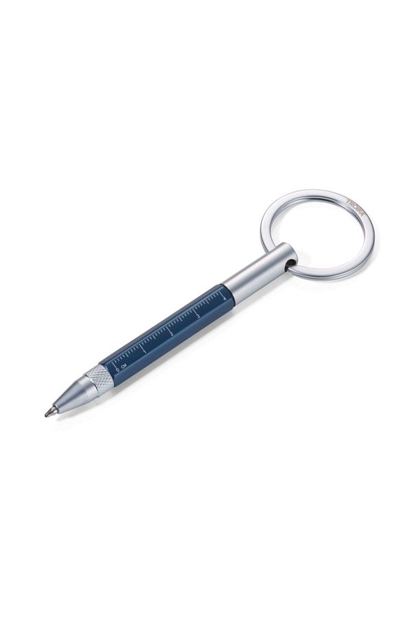 Troika-Micro Construction Keyed Ballpoint Pen Blue KYP25/BL 1