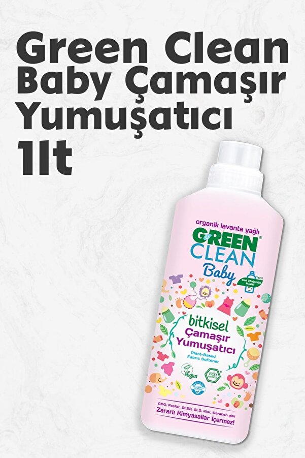 Green Clean U Baby Çamaşır Yumuşatıcı 1 L