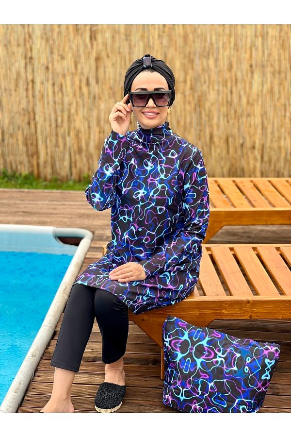3 piece swimsuit with scarf store