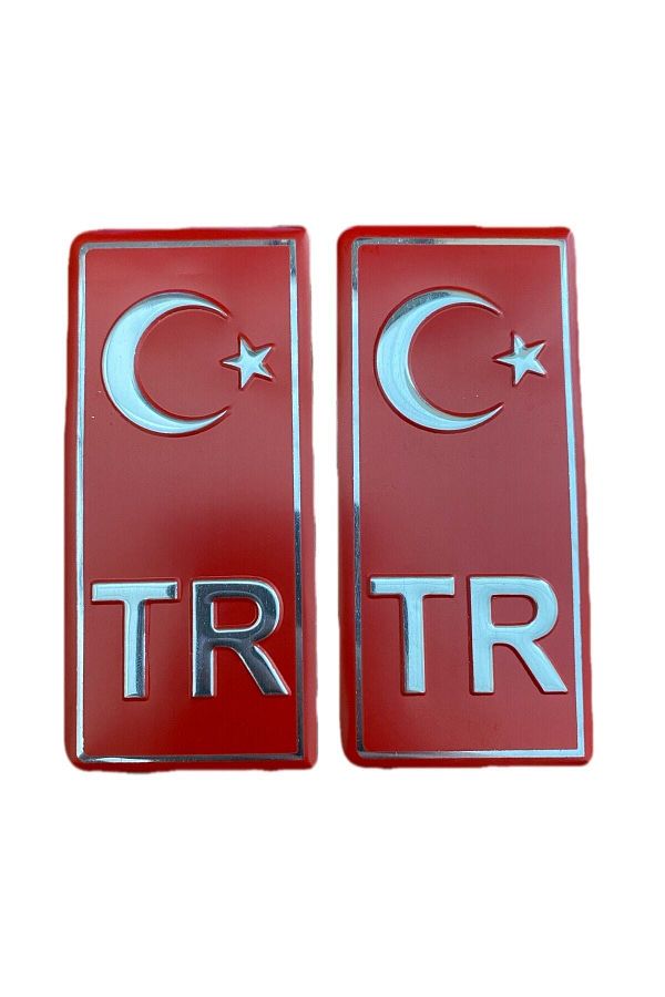 TUTKU TUNING-Tr Plate Red Sticker 1