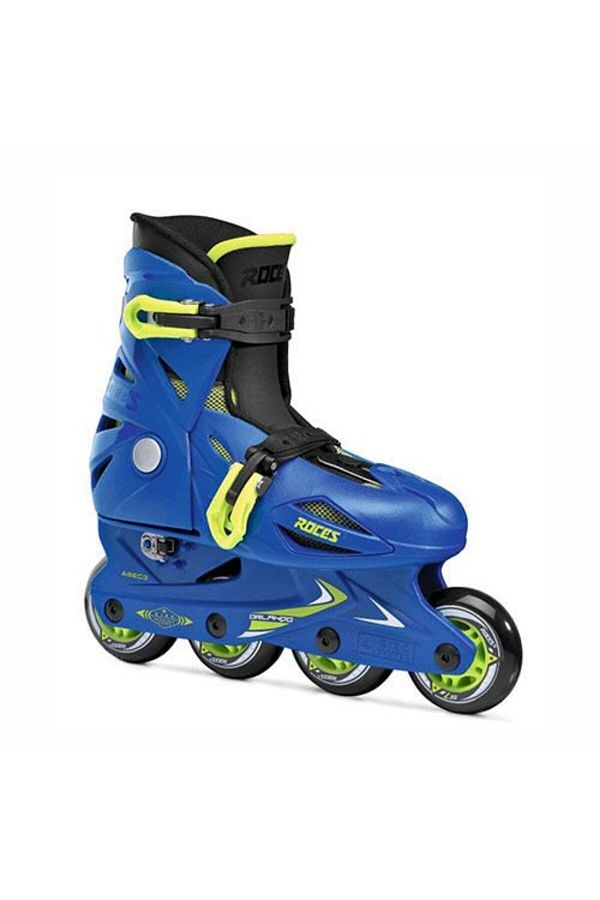 Roces-Orlando III Blue Lime Adjustable Children's Skate 1