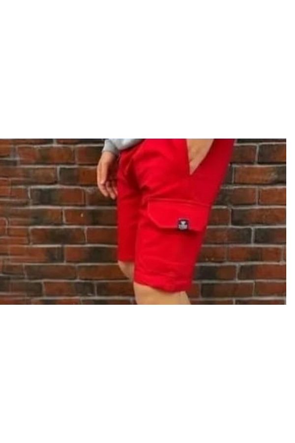 ESSFASIHON-Unisex Elastic Waist 2 Thread Comcpac Shorts 1