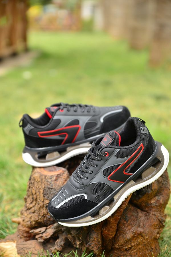 Dunlop Men s Black Summer Anti Sweat Breathable Orthopedic Anti Slip Air Sole Comfortable Style Sports Shoes Trendyol