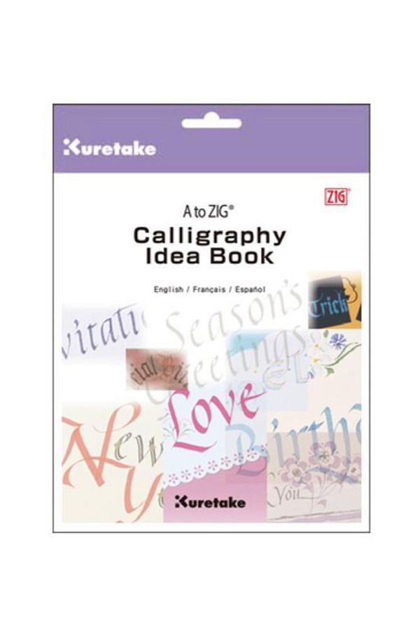 Zig-Zig Calligraphy Idea Book - A to Zig Calligraphy Training Booklet 1