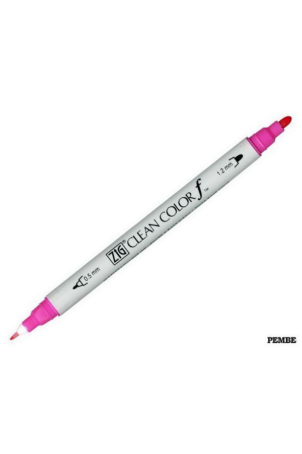 Zig-Clean Color F Tcs-6000t 025 Pink Double Sided Pencil 1