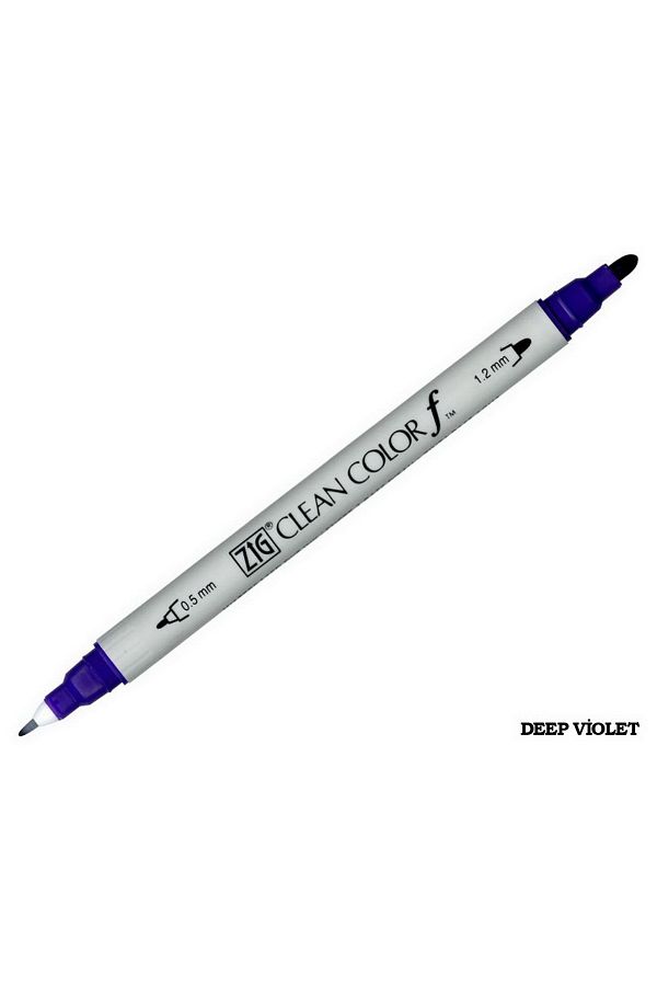 Zig-Clean Color F Tcs-6000t 084 Deep Violet Double Sided Pen 1