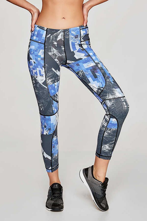 Vimmia Printed Valor Crop Sports Leggings Trendyol