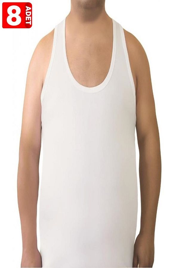 Tutku-Men's 8-Pack 100% Cotton Combed Oversize Tank Top 100% Cotton 1