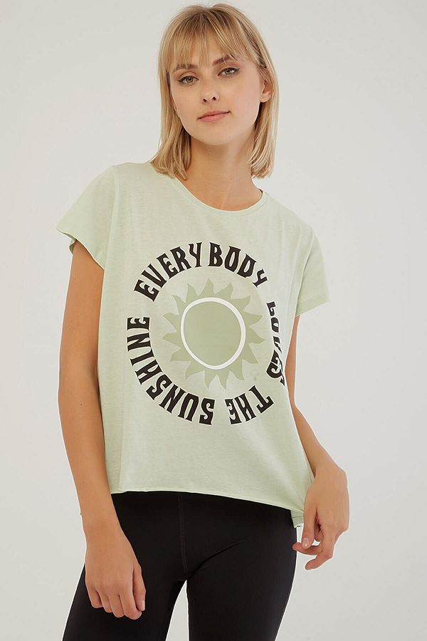 iplay I Play Printed T shirt Green Trendyol