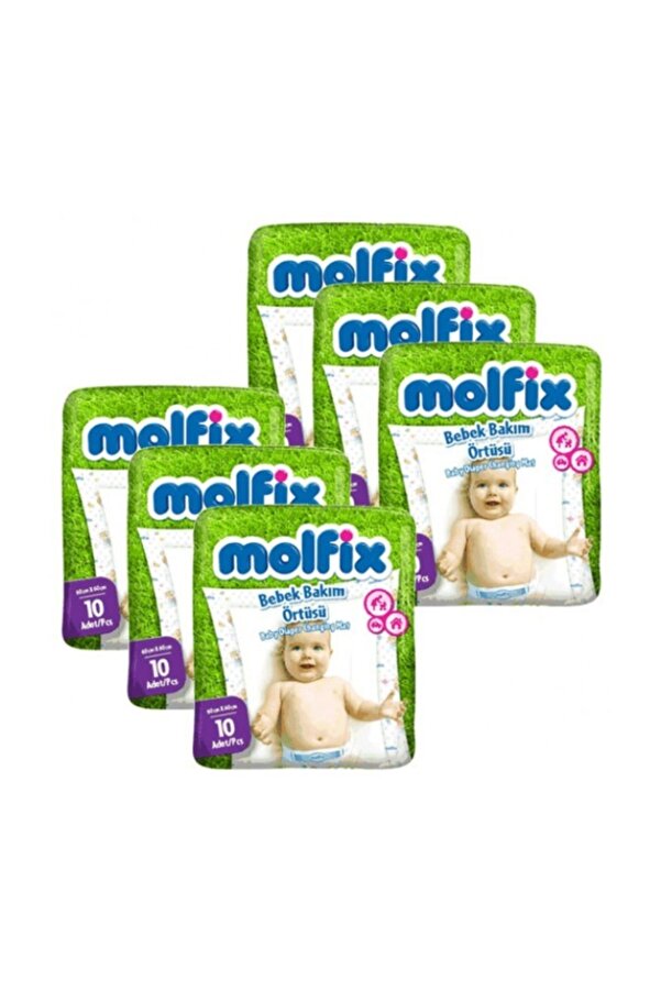 Molfix Bebek Bakım Örtüsü - Alt Açma Bezi 6 Adet