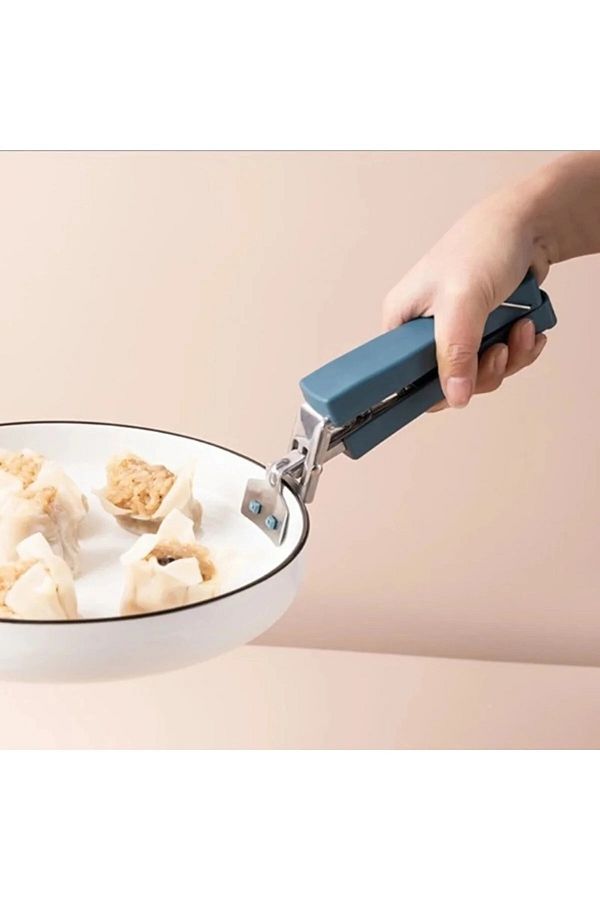 AKCAKESE-Practical Hot Food Bowl Holder Pan Tray Tongs Handle Holder| Tray and Pan Holder 1