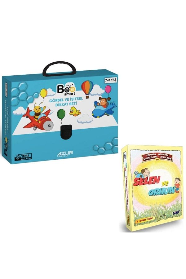 Azur Yayıncılık-Bee Smart 7-8 Years Strengthening Set - Visual and Auditory Attention, Binot Reading and Comprehension Question 1