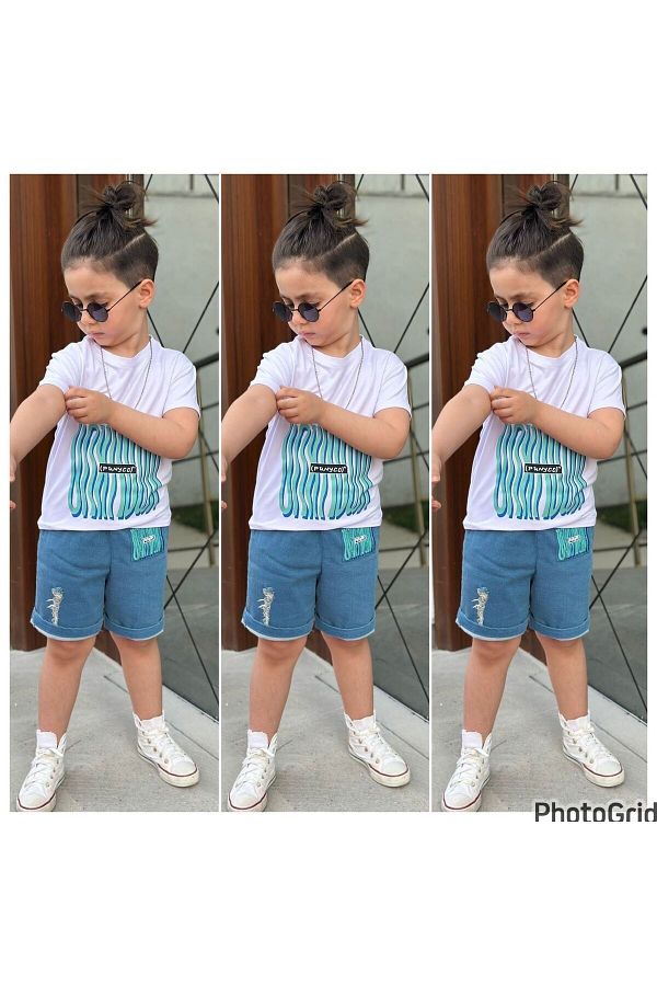 MiDi kids Boy s Shorts T Shirt Set Slim Fit 1 Year Old Buy Plus Size Trendyol