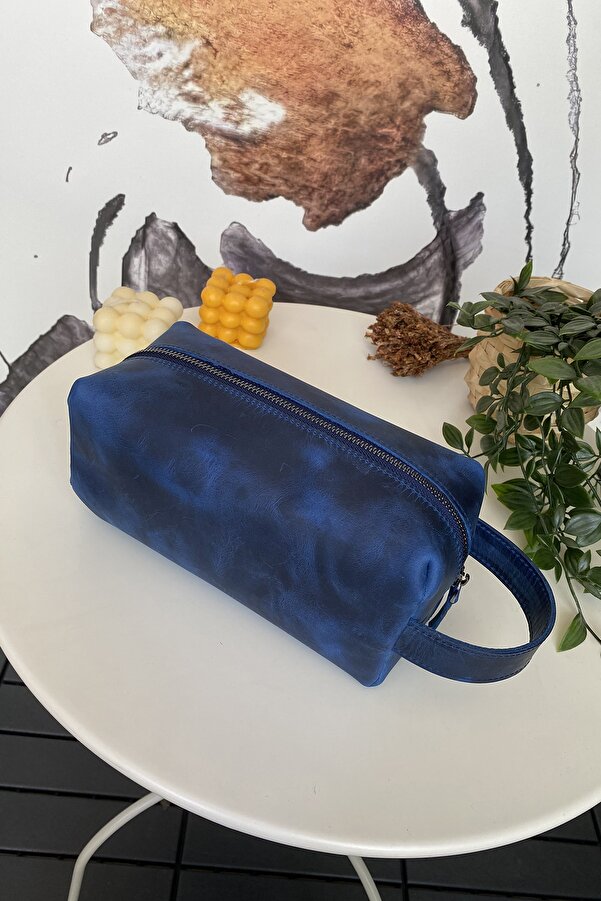 O Bag Modica Modica Parthenon Real Leather Zippered Handbag Dopp Kit