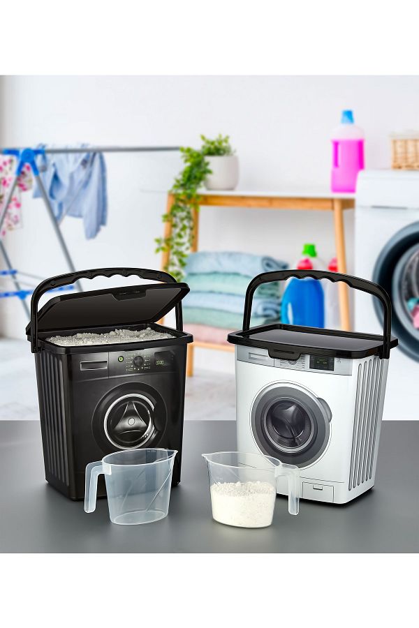 ASlife Home-Detergent Storage Box 5 Liters with 2 Scale Container Gift 1
