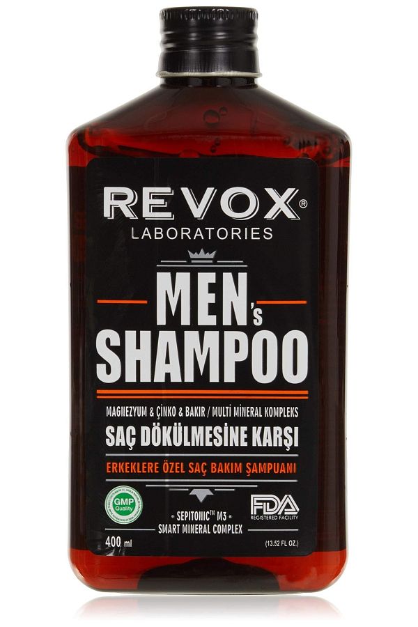 Revox-400 Ml Shampoo for Men - Men's Ponytail Plant Extract 1
