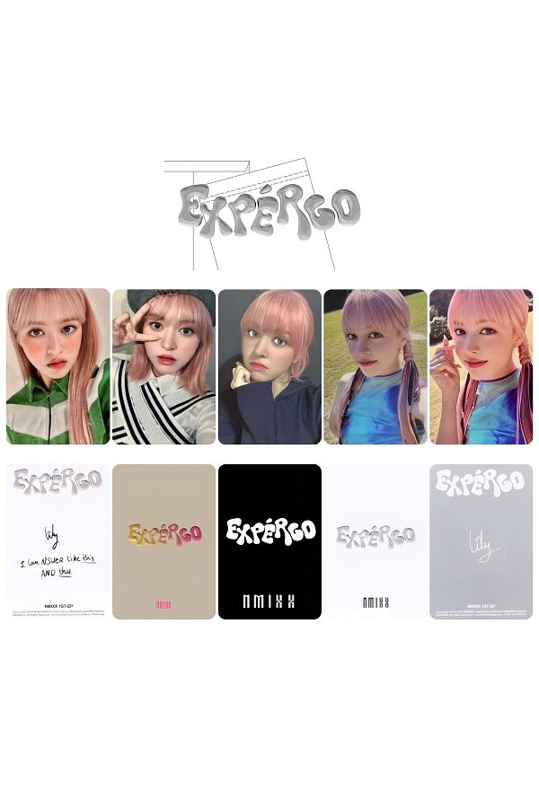Kpop Dünyasi-Nmıxx Lily "Expergo" Pob PC Set 1