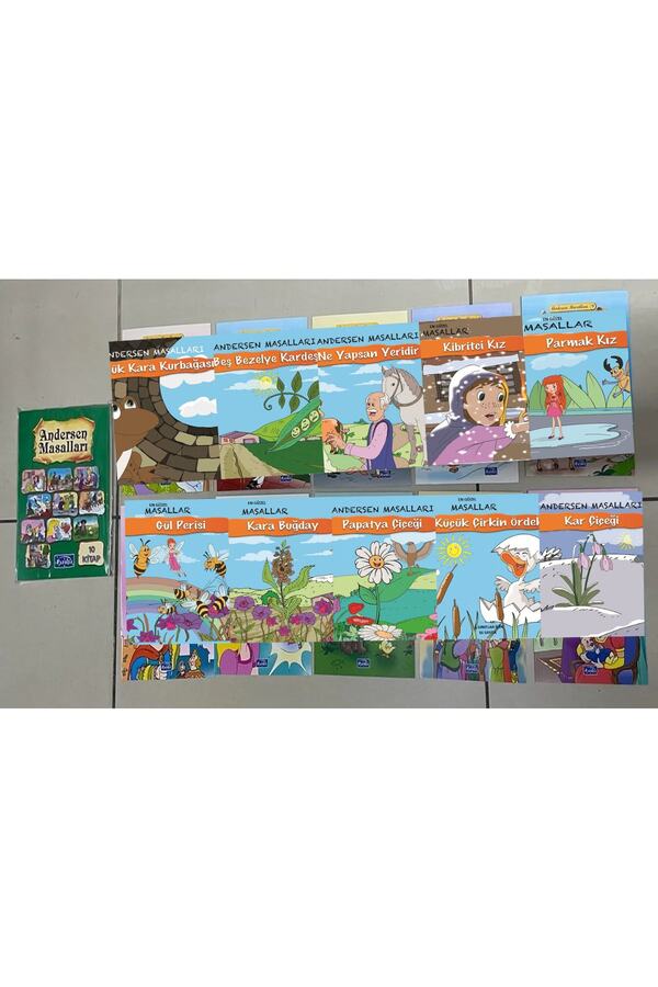 Parıltı Yayınları 1. Sınıf Hikaye Okuma Kitabı Andersen Masalları 10 Kitap Set