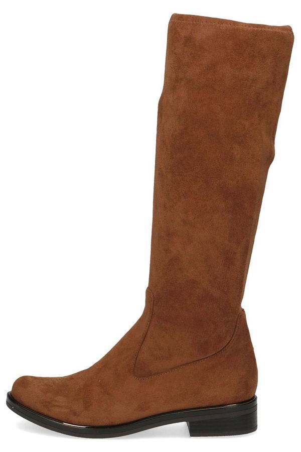 Caprice Knee High Boots Brown Block Trendyol