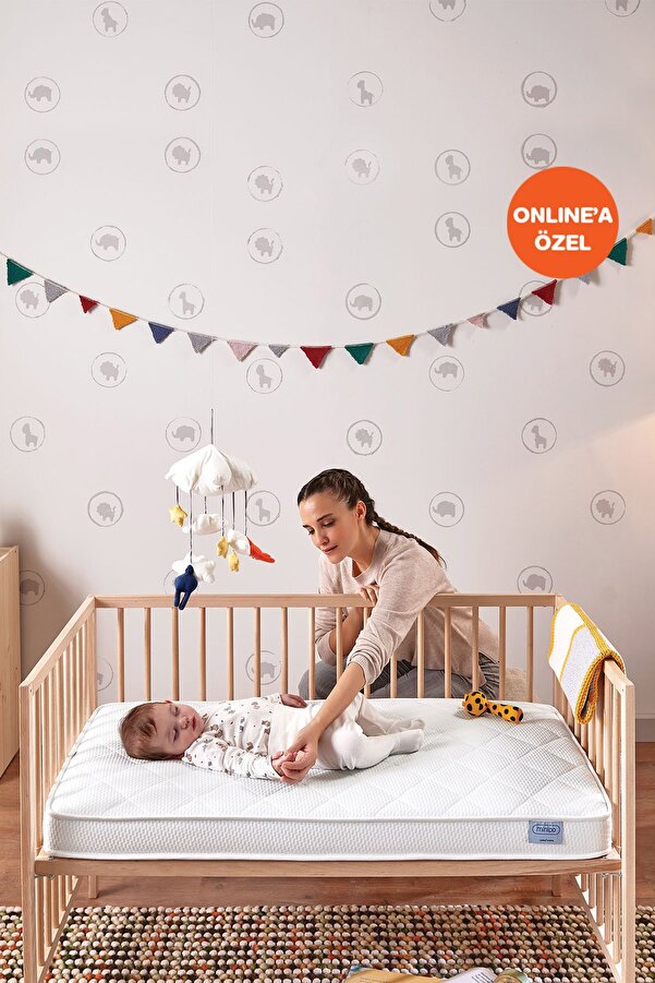 Yataş Mini Minipo Pocket Yaylı Sıvı Geçirmez Alezli Bebek Yatağı
