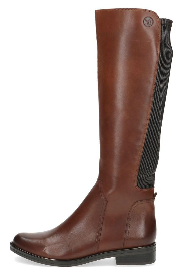 Caprice Knee High Boots Brown Block Trendyol