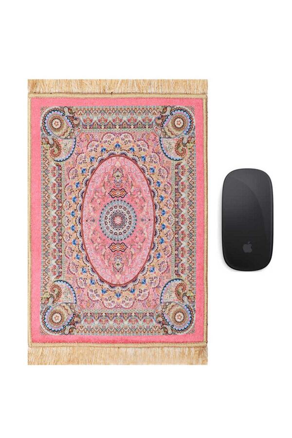 Bursa İpek-Ροζ Διακοσμητικό Μικρό Χαλί Mousepad 1