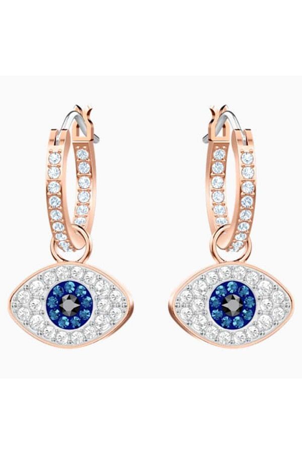 Fay Yamaner-أقراط نسائية ثنائية: Pe Hoop Evil Eye Dmul/Ros5425857 1