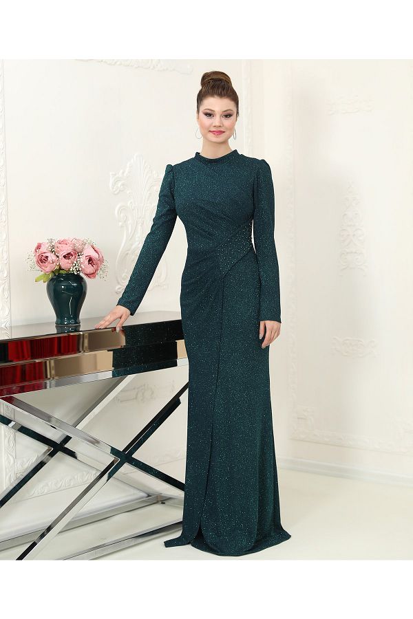 FUVAL MODA Nisa Hijab Evening Dress Trendyol