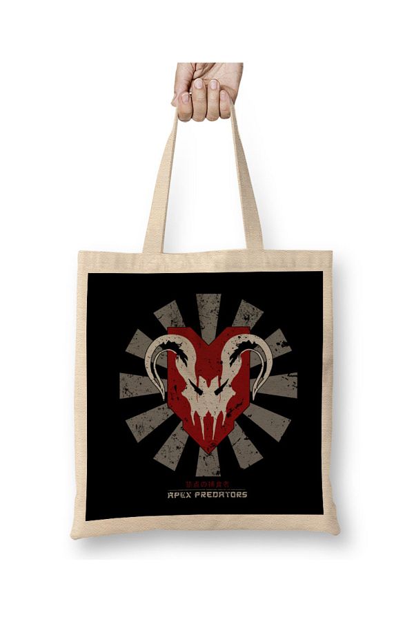 Baskı Dükkanı-Apex Predators Retro Japanese Titanfall Tote Bag Long Handle 1