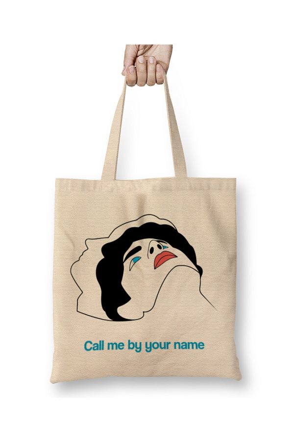 Baskı Dükkanı-Call Me By Your Name Movie Fan Art Timothée Chalamet Tote Bag Long Handle 1