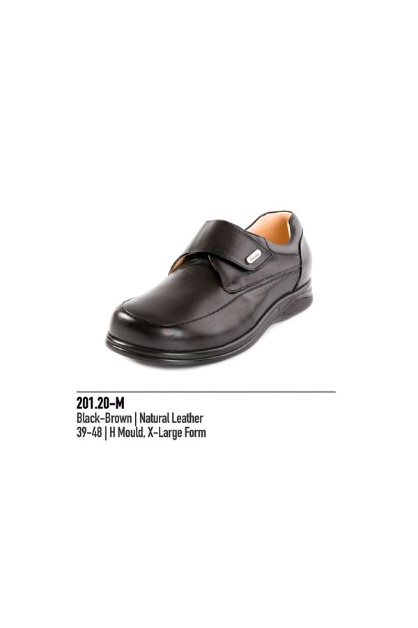 tdo therapy Leather Orthopedic Diabetic Wide Fit Men s Shoes Trendyol