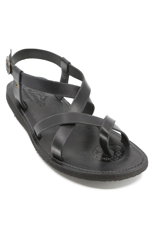 Falamir-Handmade Men's Sandals 1951 Black 1