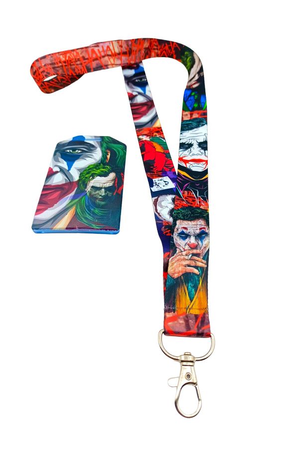 CİCCİBİCCİSHOP-JOKER HAHAHA NECK HANGER STRING SLICONE CARD HOLDER 1