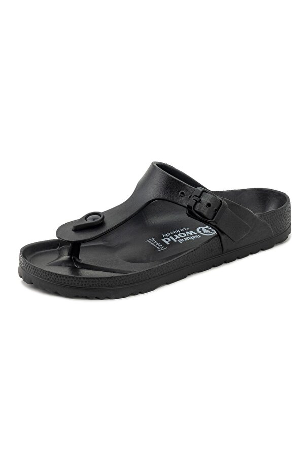 natural world-Women's Slippers 7053-701 BIOS ESCLAVA EVA HEBILLA Natural World Negro 1