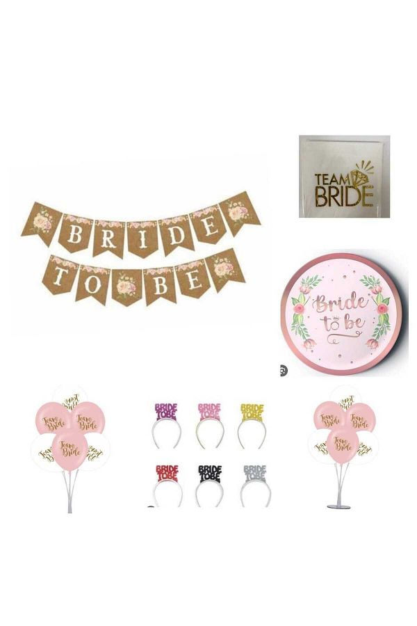 Mini Parti-MINI PARTY STORE BRIDE TO BE WITH COMMUNITION WEDA PARTY SET 1