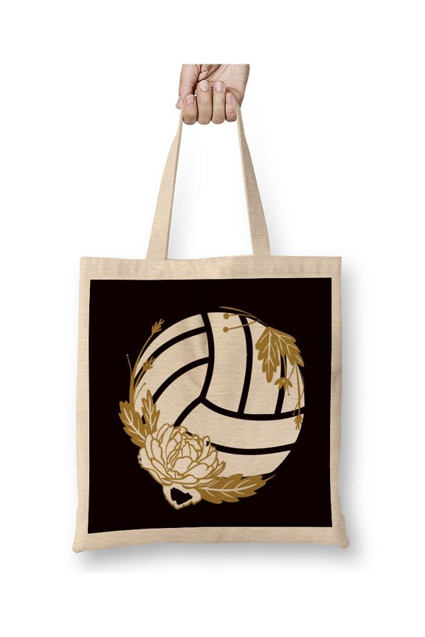 Bask Dukkan Volleyball Ball Sports Flower Team Coach Beach Volleyball Tote Bag Long Handle Trendyol