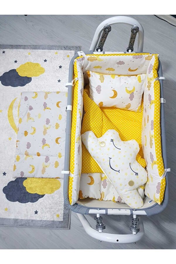 bebek_iklimi 45x85 Uyku Seti Anne Yanı Sepet Beşik İçin *BEŞİK DAHİL DEĞİLDİR - ALT AÇMA MİNDERİ HEDİYELİ*