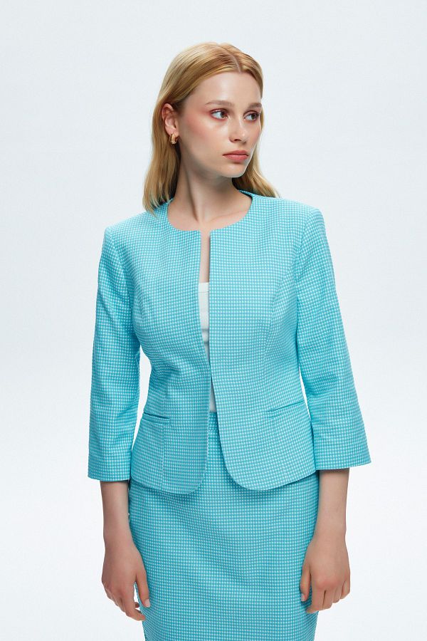 adL-3/4 Sleeve Agraphed Jacket 1