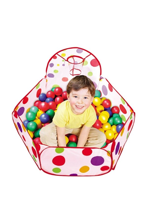 Mega Katlanabilir Potalı Top Havuzu ve 100 Adet Top