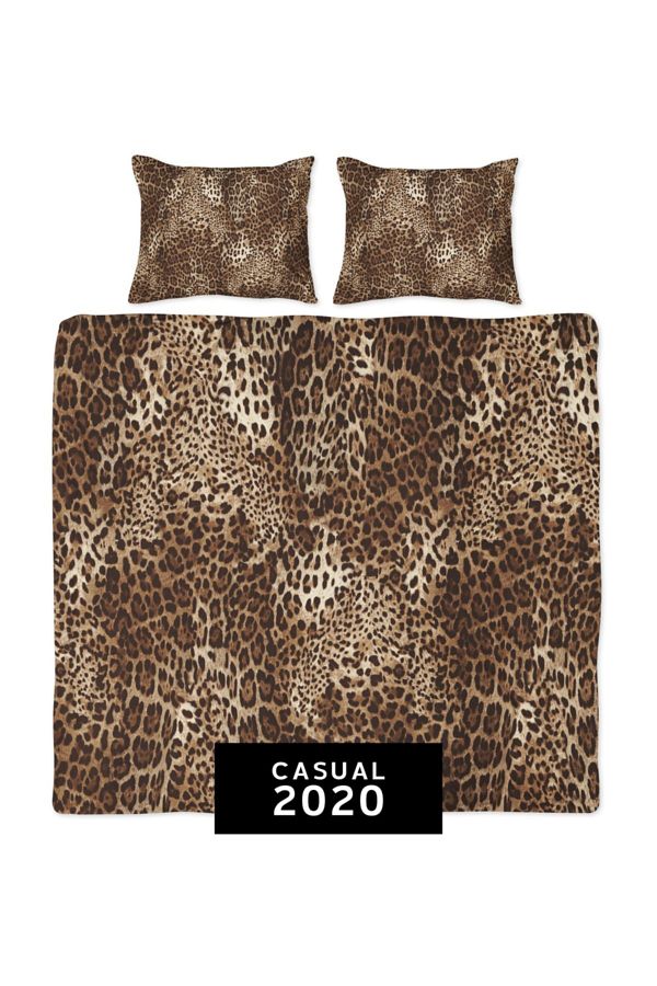 Helen George-Leo - Leopard Print Double Duvet Cover Set 1