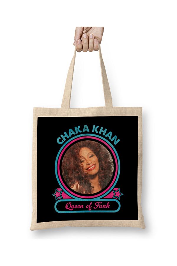 Humuts-Chaka Khan Queen Of Funk Tote Bag Long Handle 1