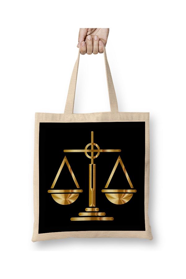 Baskı Dükkanı-Law Balance Lawyer Law Tote Bag Long Handle 1